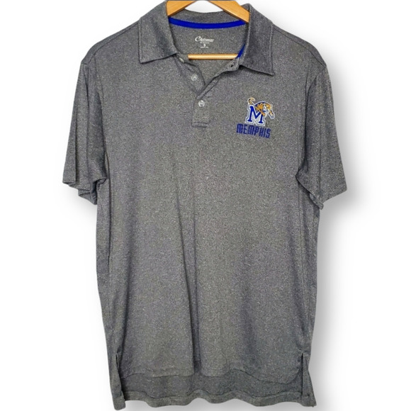 Chiliwear Memphis Tigers Golf Polo Gray Size Small - Picture 1 of 9